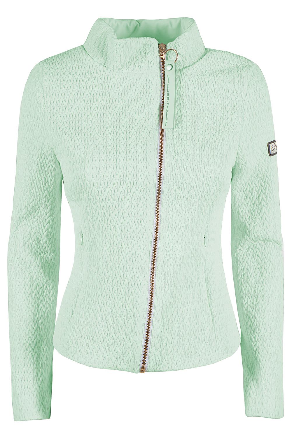 Yes Zee Elegant Green Microquilted Women's Jacket