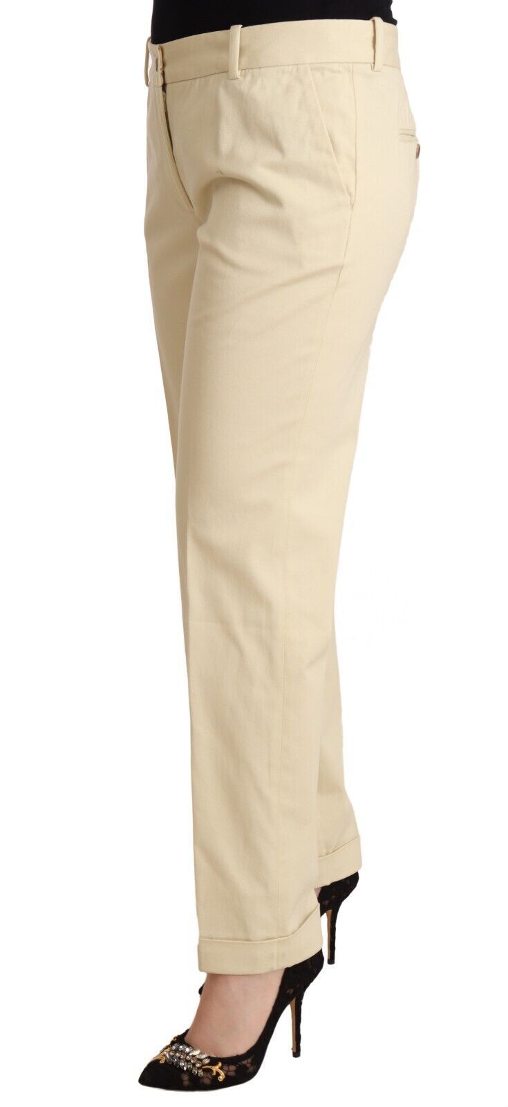 Dolce & Gabbana Elegant Mid Waist Tapered Trousers