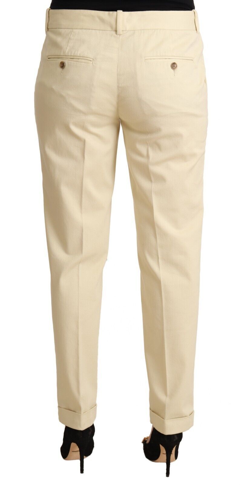 Dolce & Gabbana Elegant Mid Waist Tapered Trousers